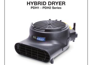 Фен для сушки ковров и мягкой мебели HYBRID DRYER PDH1 - PDH2: схема компоновки и инструкция по использованию